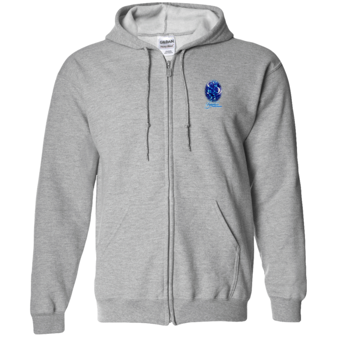 G186 Zip Up Hooded Sweatshirt