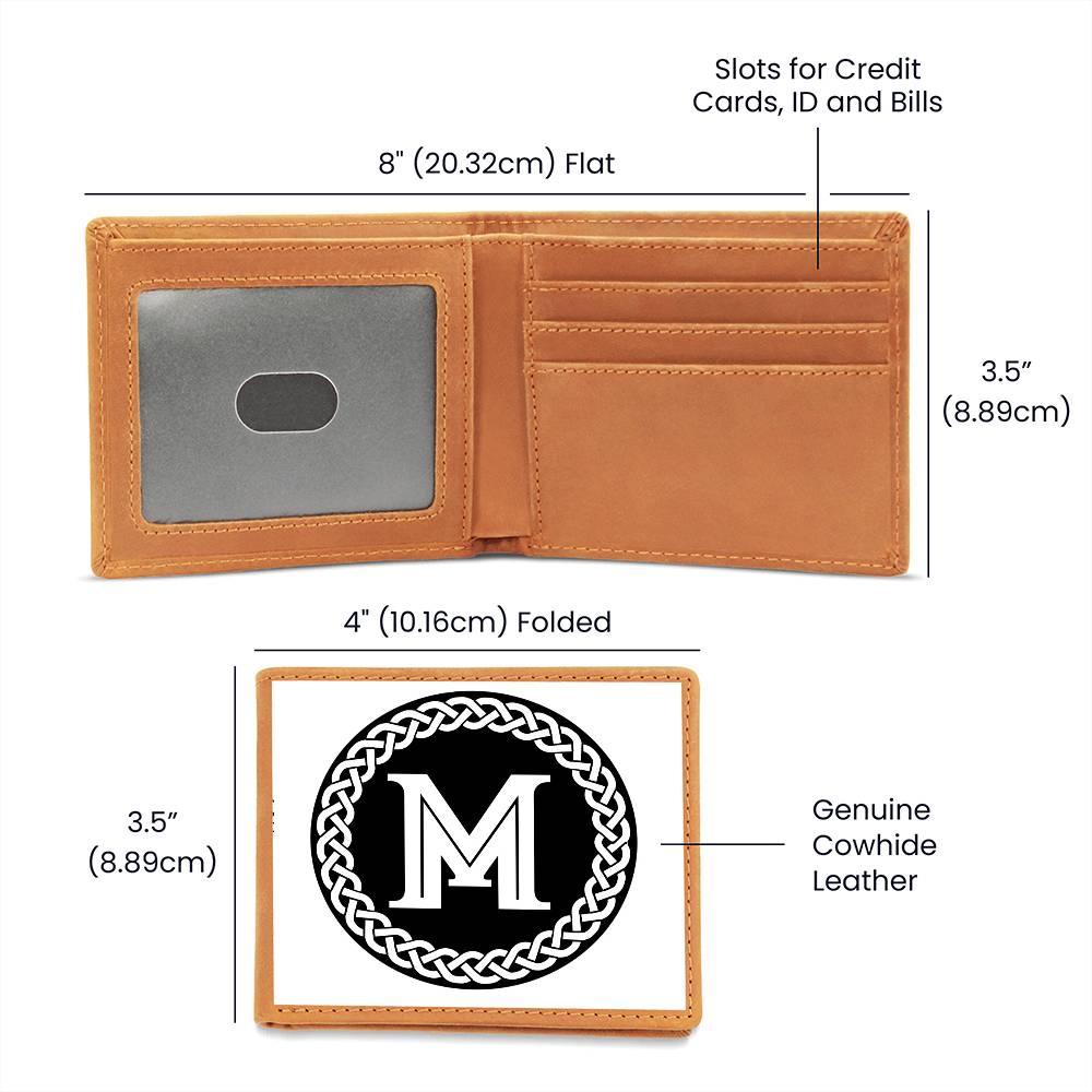 Graphic Leather Wallet